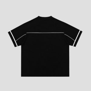 Alternative view of Ovsoc Afterburn Black - Tshirt Boxy Oversize 16s Heavyweight