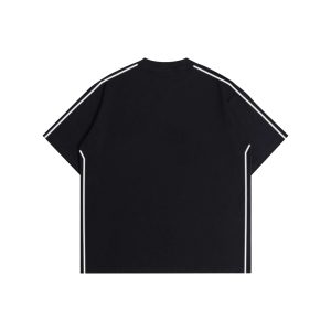 Alternative view of Ovsoc Deskbound Black - Tshirt Oversize Boxy 16s Heavyweight
