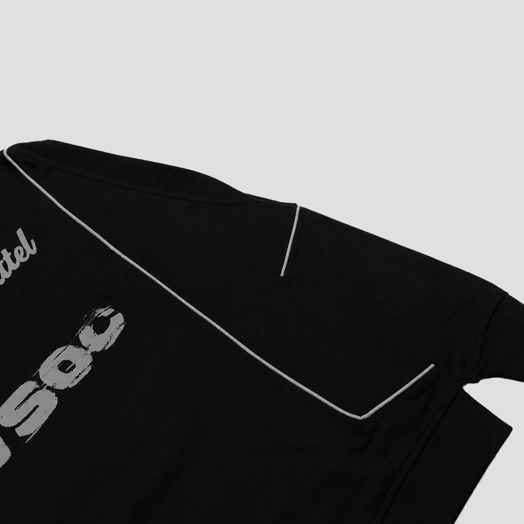 Ovsoc Slave Black - Crewneck Oversize Platisol Cotton Fleece - Gambar 6