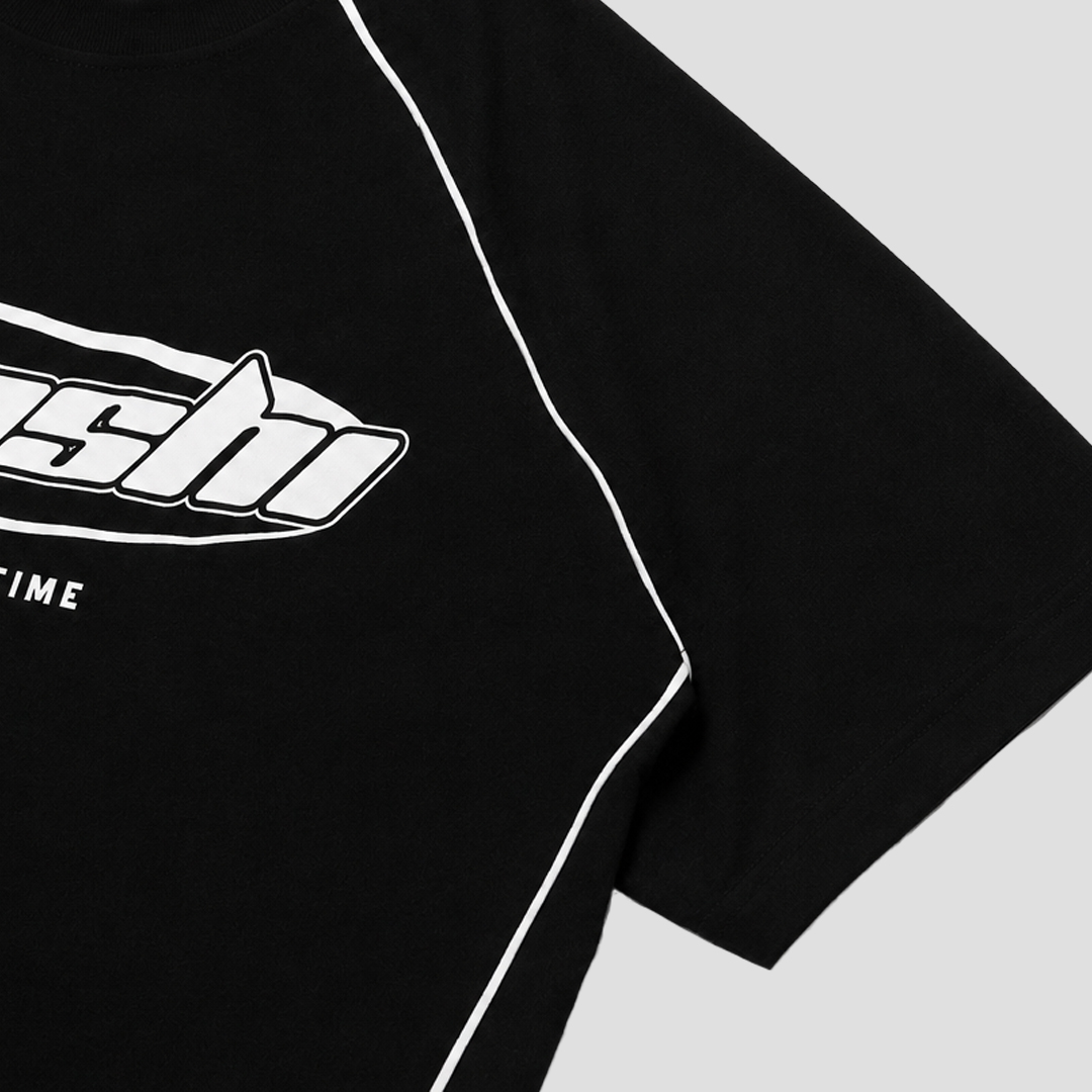 Ovsoc Karoshi Black - Tshirt Boxy Oversize 16s Heavyweight - Gambar 6